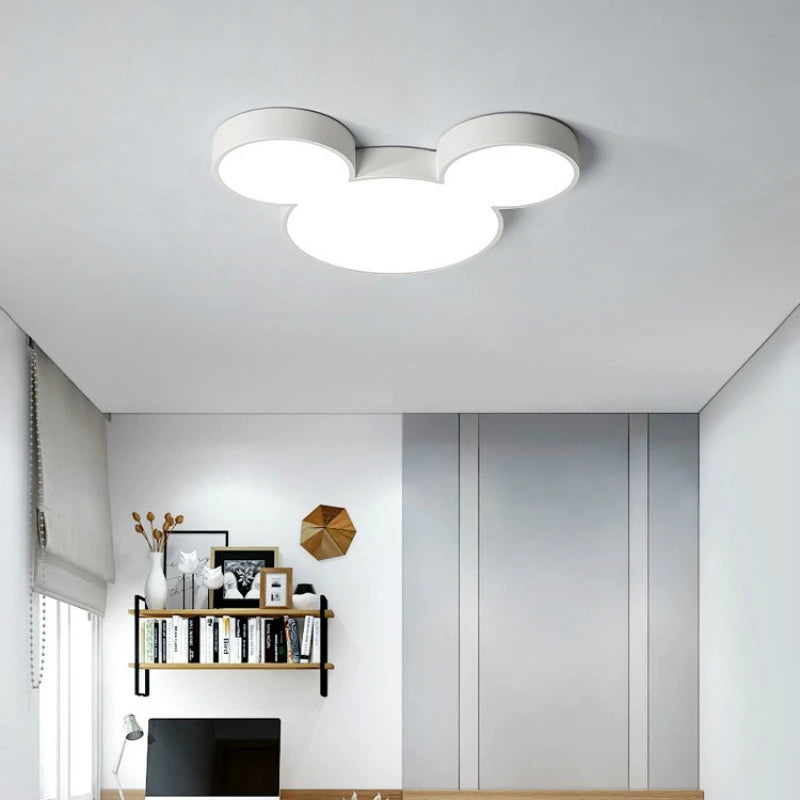 Modern LED Ceiling Lamp with Remote for Childrens Rooms and Nurseries
