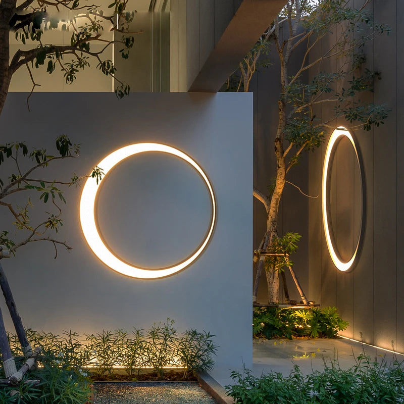 Modern LED Wall Sconce for Outdoor Garden and Patio Lighting