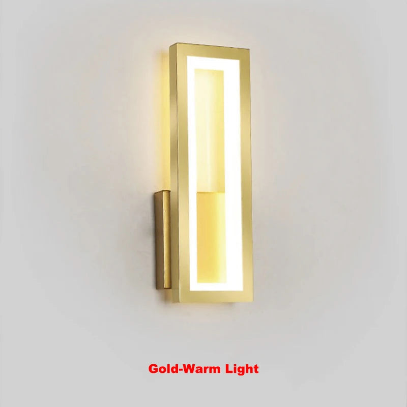 Minimalist LED Wall Sconce for Modern Bedroom and Hallway Lighting