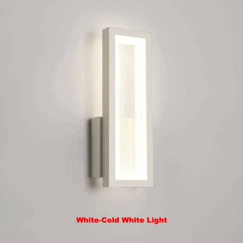 Minimalist LED Wall Sconce for Modern Bedroom and Hallway Lighting