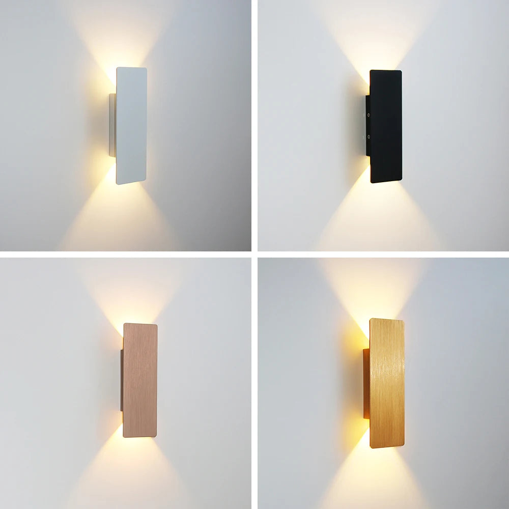 Modern Aluminum Wall Light for Bedrooms Hallways and Contemporary Home Interiors