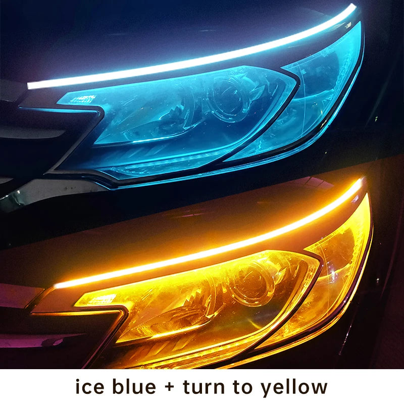 Flexible LED Daytime Running Light Strip for Automotive Headlight Styling