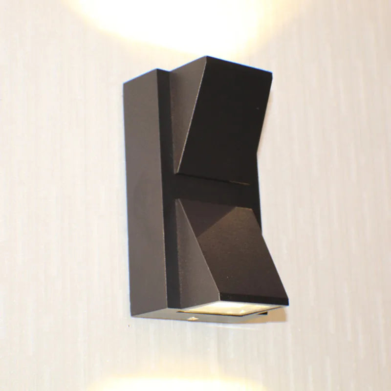 Modern Waterproof LED Wall Light for Outdoor Garden and Patio Spaces
