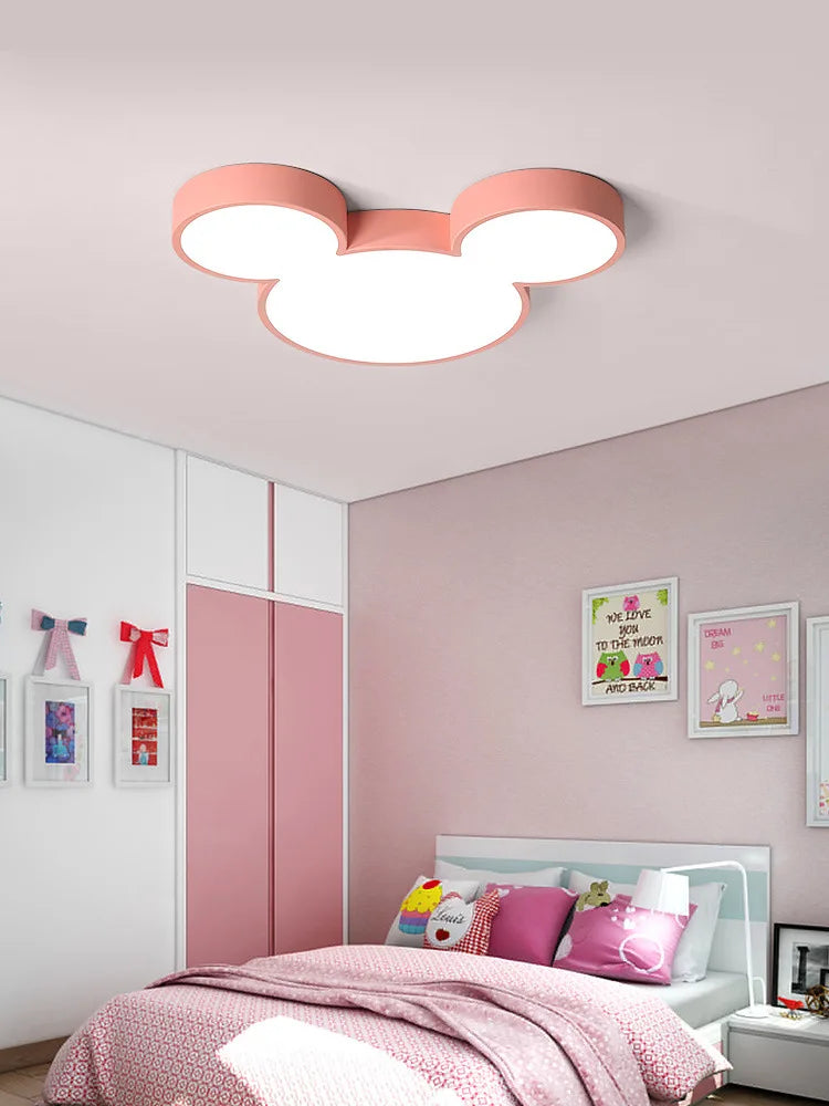Modern LED Ceiling Lamp with Remote for Childrens Rooms and Nurseries