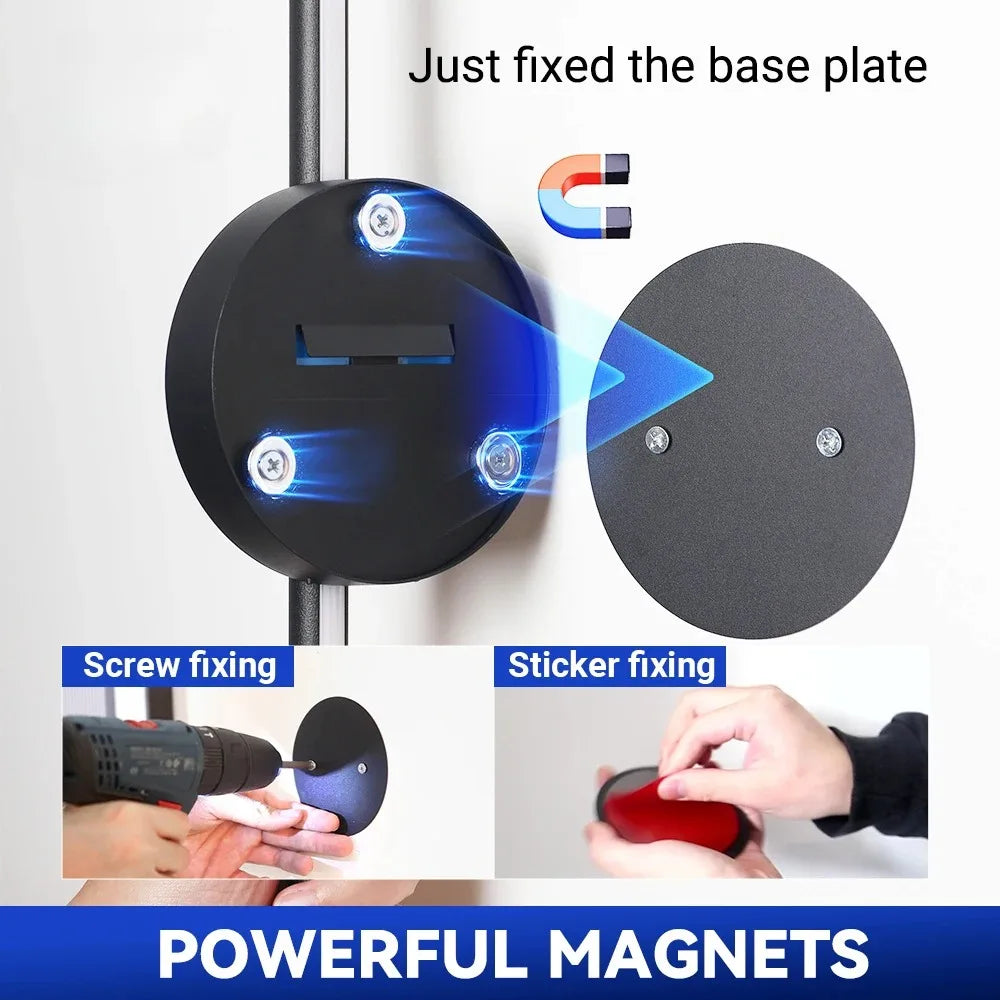 Modern Magnetic Rechargeable LED Wall Lamp for Living Room and Hallway