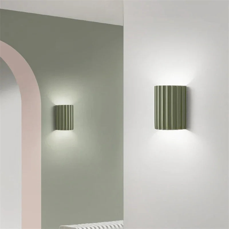Modern Nordic Resin Wall Lamp for Bedroom and Living Room Lighting