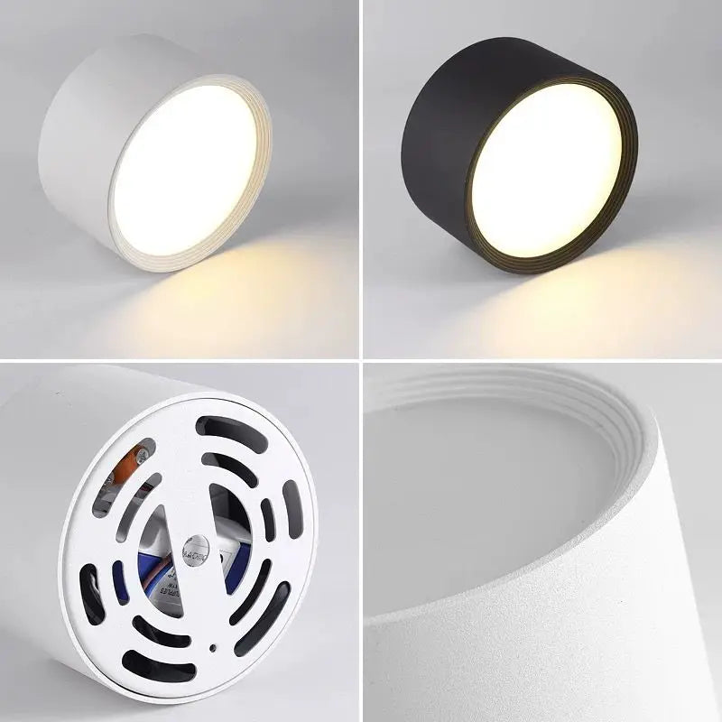 Ultra-Thin LED Surface Mounted Downlight for Modern Office and Corridor Lighting