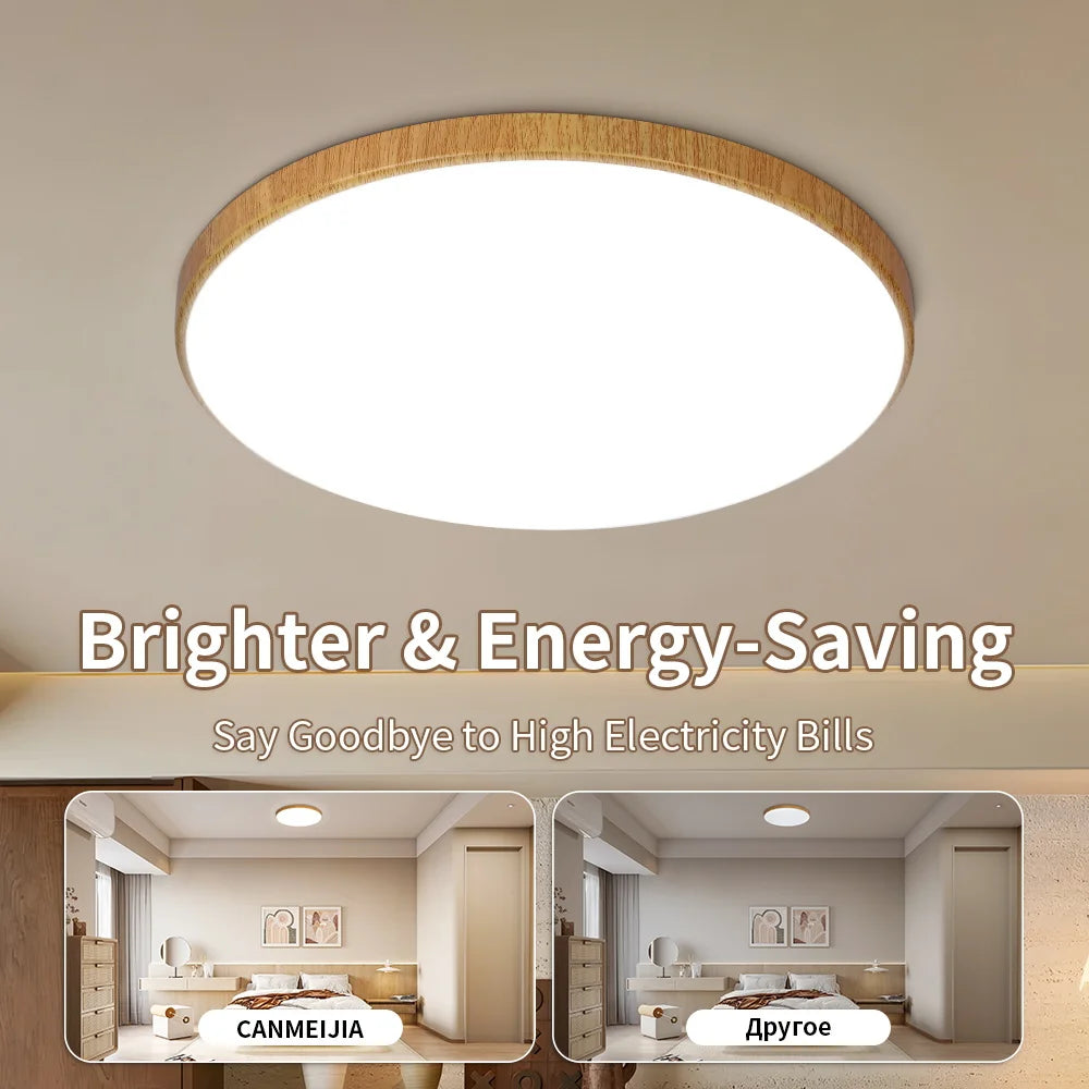 Modern Ultra-Thin LED Ceiling Light for Contemporary Bedrooms and Kitchens