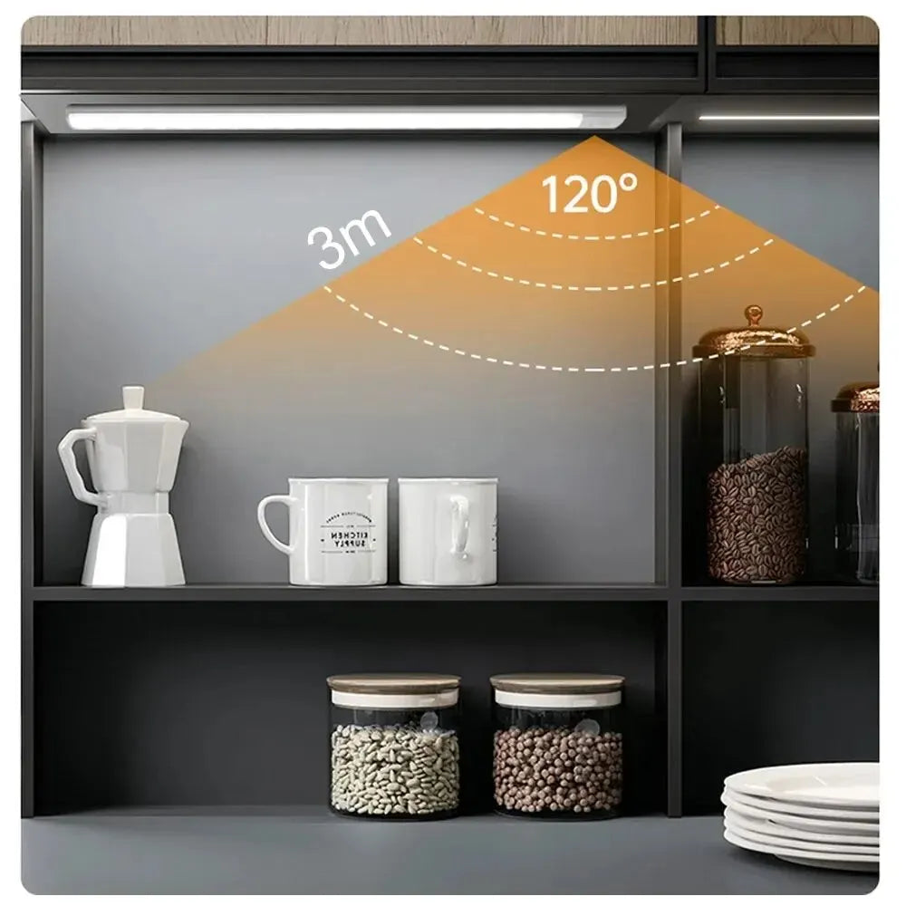 Wireless Motion Sensor Under Cabinet Light for Kitchen Bedroom and Wardrobe