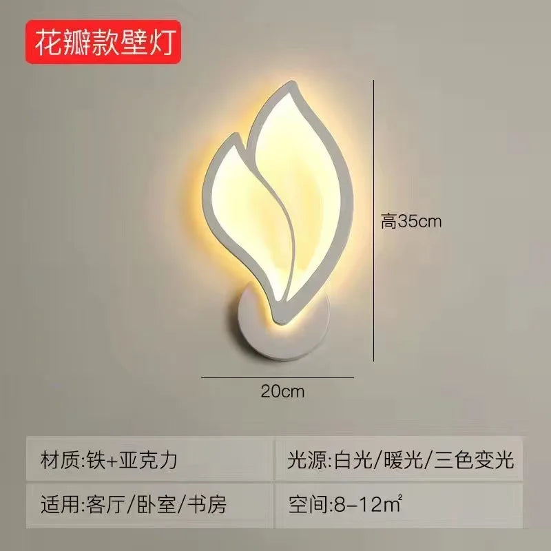 Modern LED Wall Sconce for Living Room and Bedside Lighting