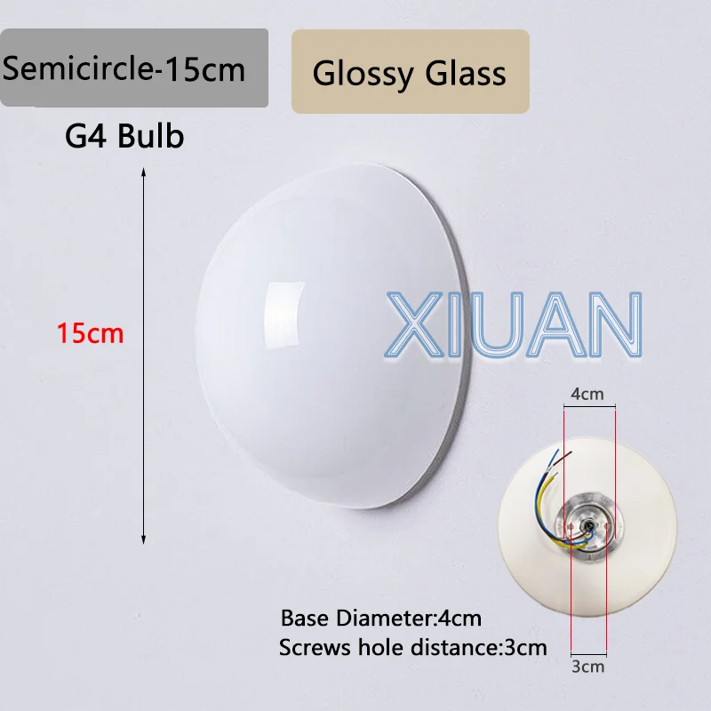 Bauhaus Glass Globe Wall Sconce for Modern Bedrooms and Bathrooms