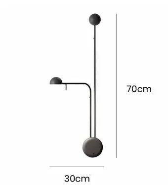 Adjustable Swing Arm Wall Lamp for Modern Home Offices and Bedside Reading