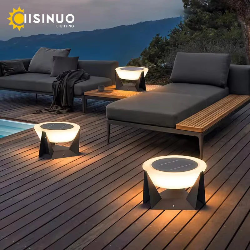 Solar LED Post Cap Light for Garden Patio and Deck Fencing