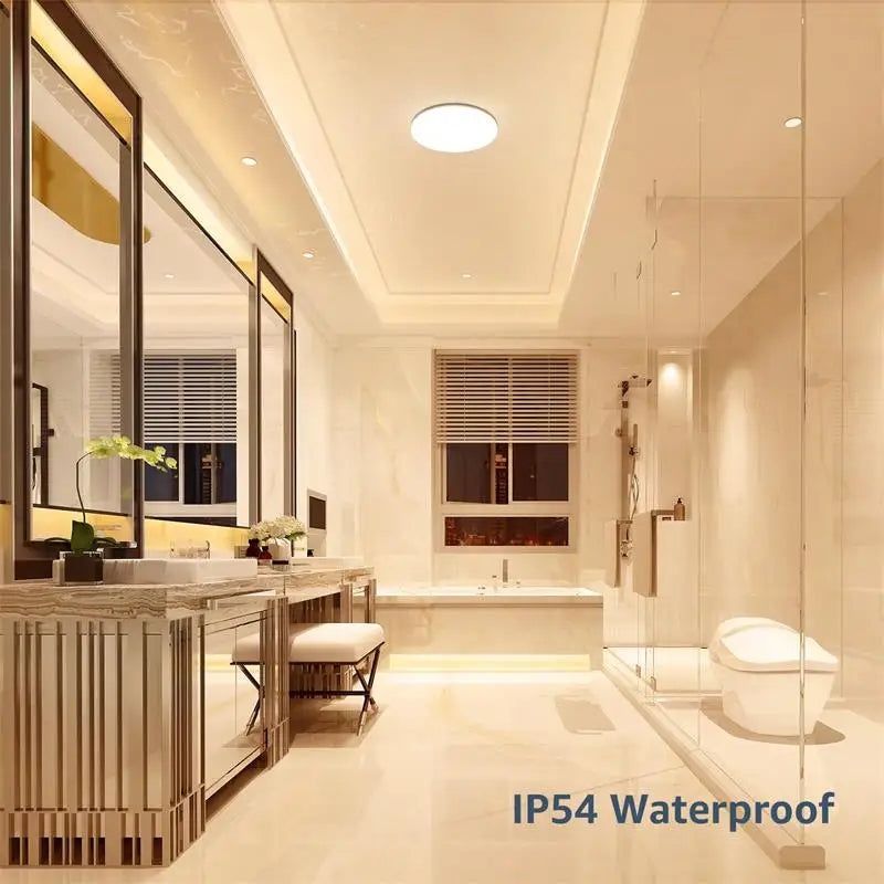 Modern Waterproof LED Ceiling Light for Bathrooms Kitchens and Hallways
