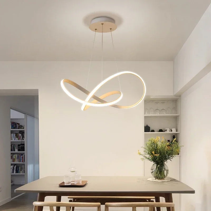 Modern LED Pendant Light for Dining Rooms and Hotel Interiors