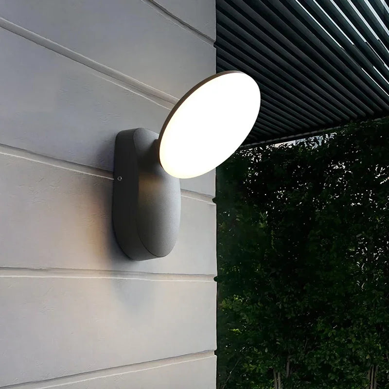 Modern Motion Sensor LED Outdoor Wall Light for Gardens and Pathways