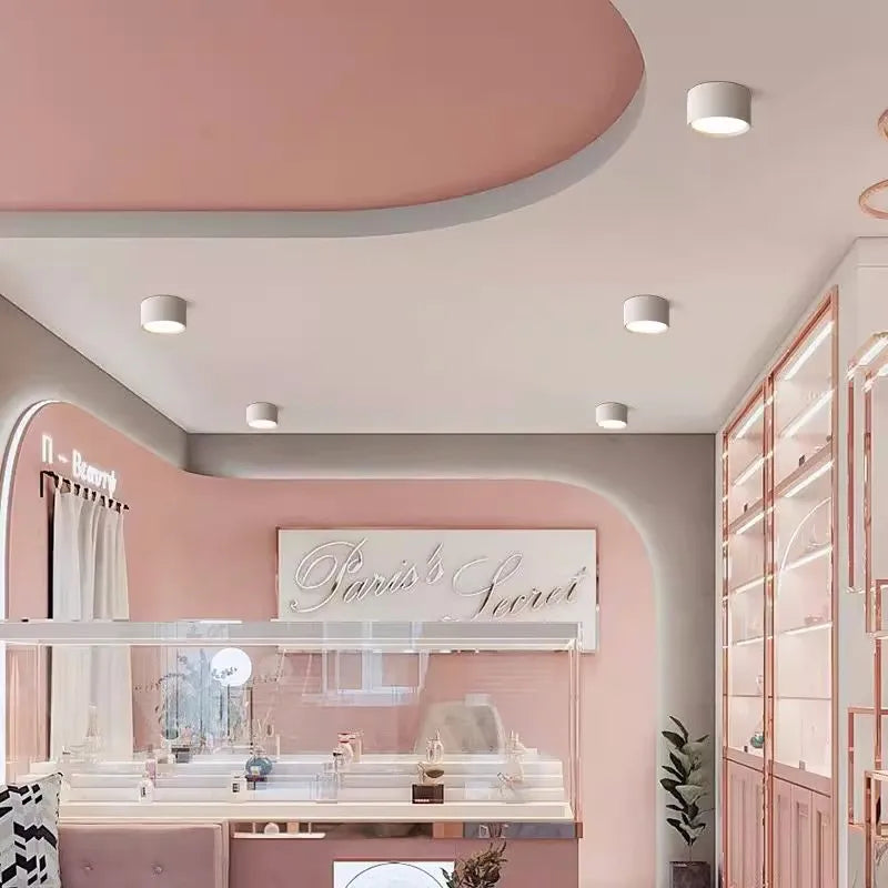 Ultra-Thin LED Surface Mounted Downlight for Modern Office and Corridor Lighting