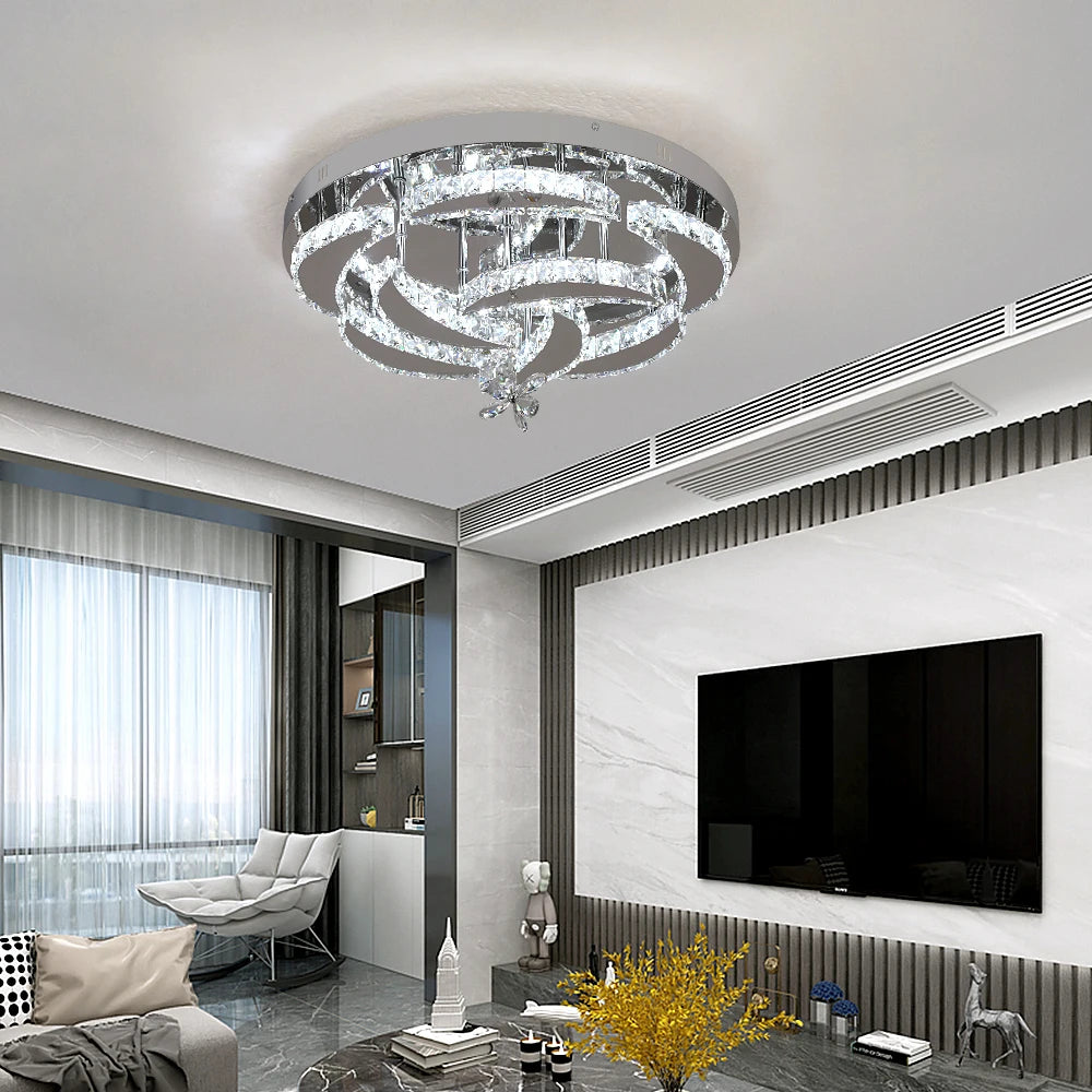 Luxury K9 Crystal Chandelier for Modern Dining Rooms and Living Spaces