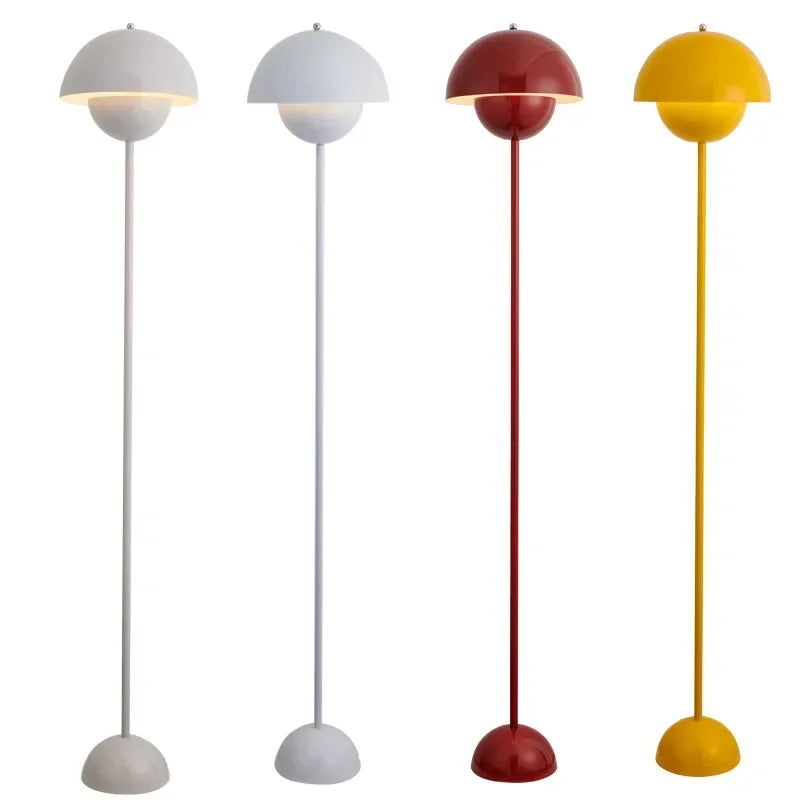 Modern Cream Ceramic Floor Lamp for Living Room and Bedroom Decor