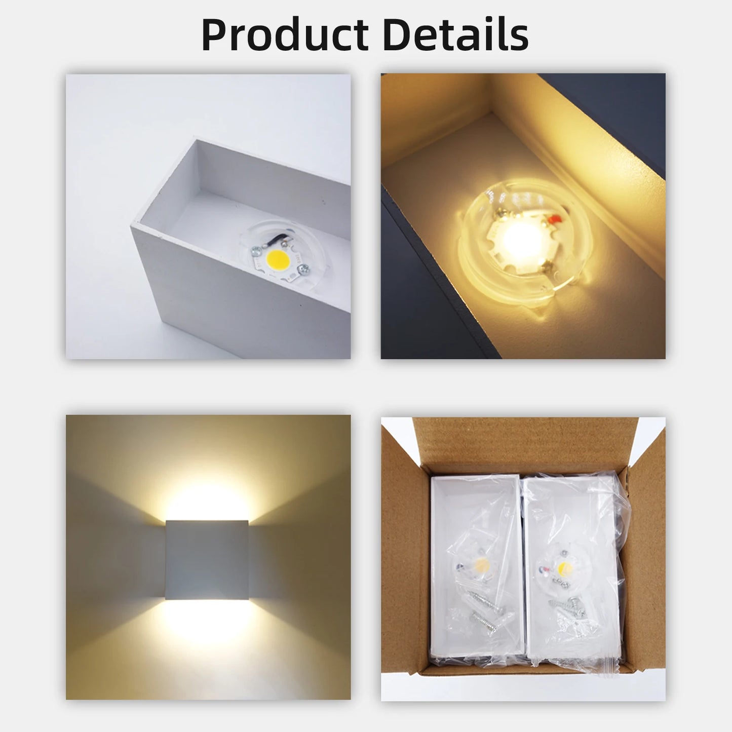 Modern LED Wall Sconce for Contemporary Living Room and Hallway Decor