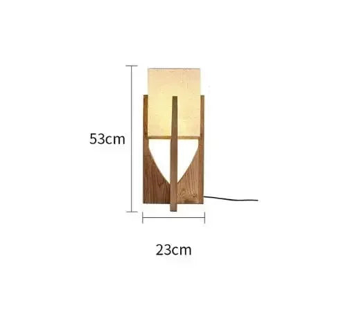 Nordic Wooden Floor Lamp for Modern Living Rooms Hotels and Cafes