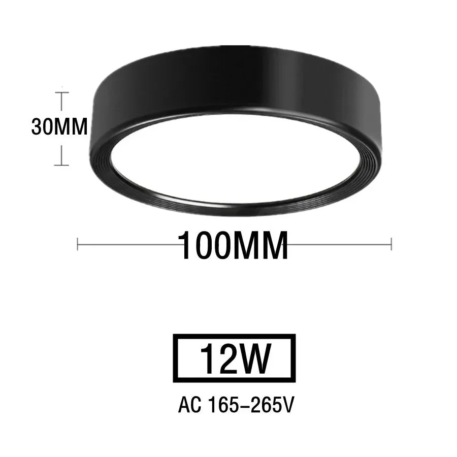 Modern Nordic Surface Mounted LED Spotlight for Residential and Commercial Lighting