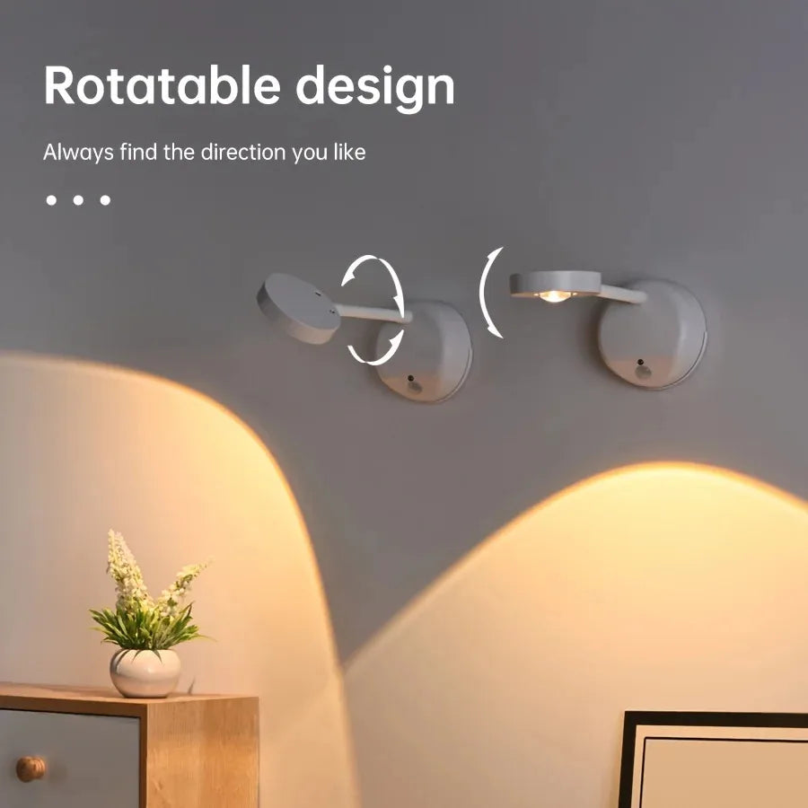 Wireless Motion Sensor Wall Light for Art and Gallery Display
