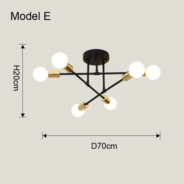 Modern Nordic Pendant Light for Sophisticated Living Rooms and Bedrooms