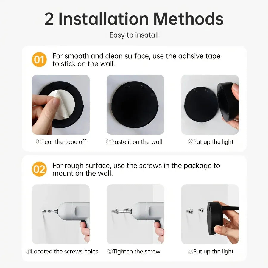 Wireless Motion Sensor Wall Light for Art and Gallery Display
