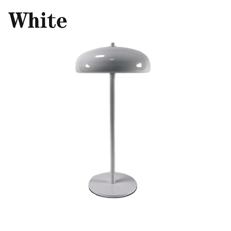 Nordic Rechargeable LED Touch Table Lamp for Bedside and Cafe Decor