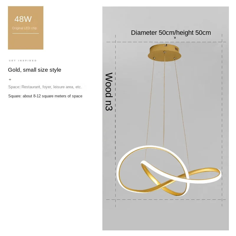 Modern Clover Pendant Light for Dining Rooms and Boutique Hotels