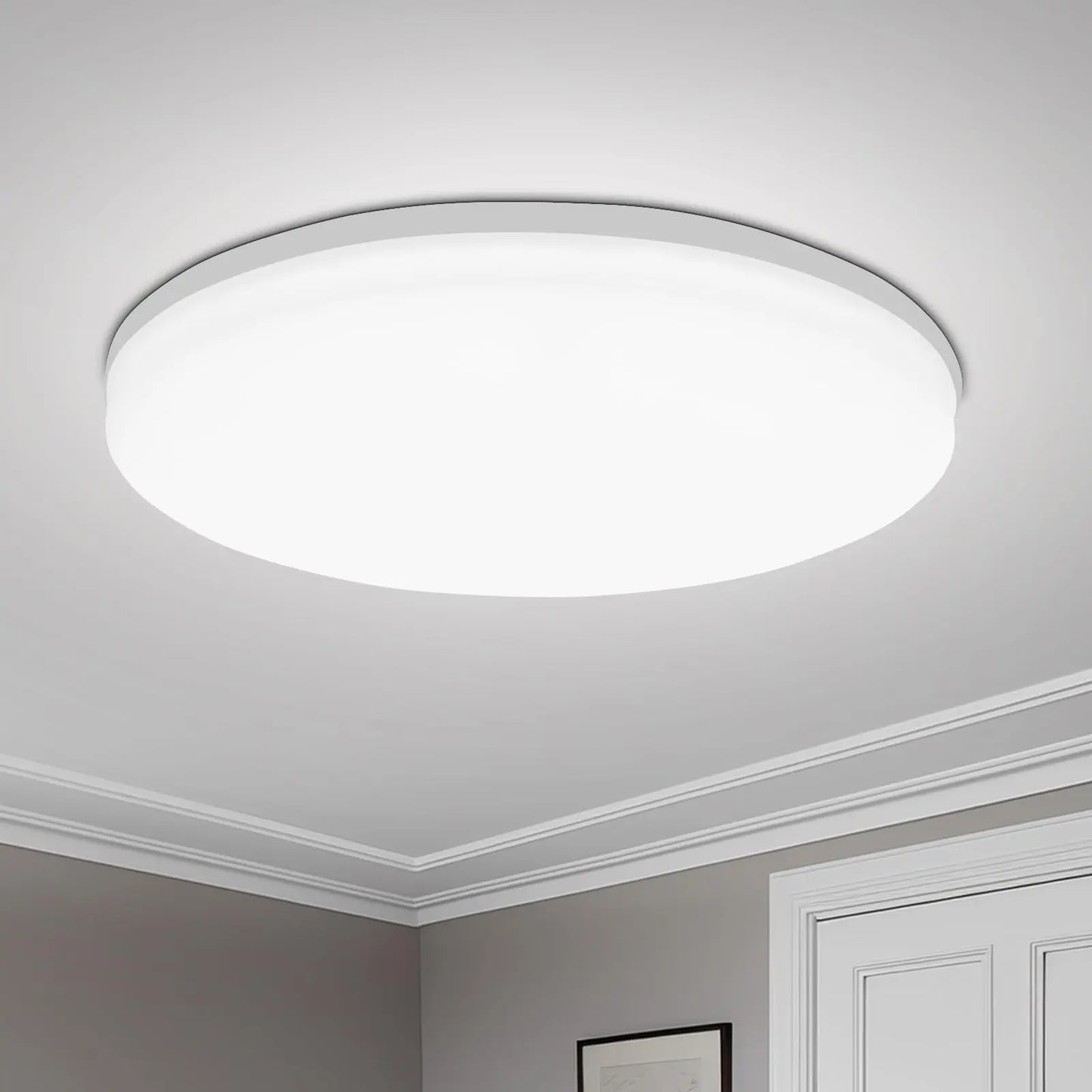 Modern Round LED Ceiling Light for Contemporary Living and Bedrooms