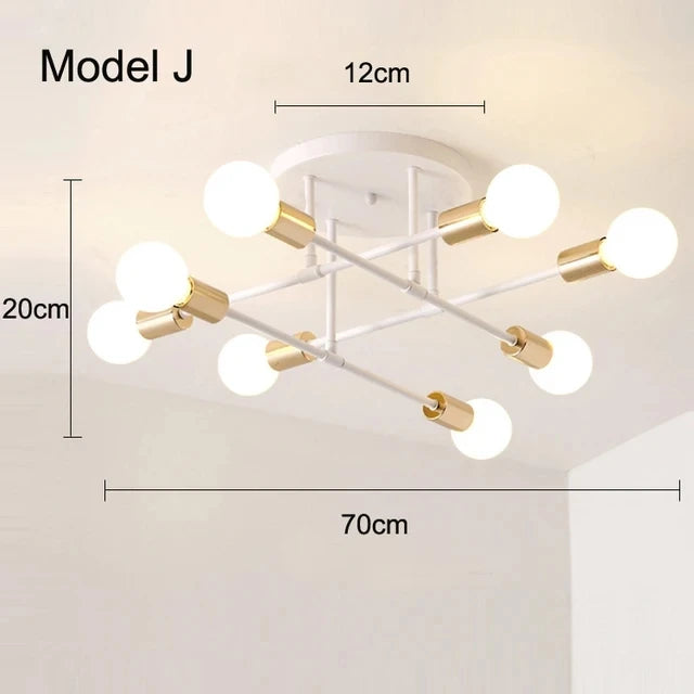 Modern Nordic Pendant Light for Sophisticated Living Rooms and Bedrooms