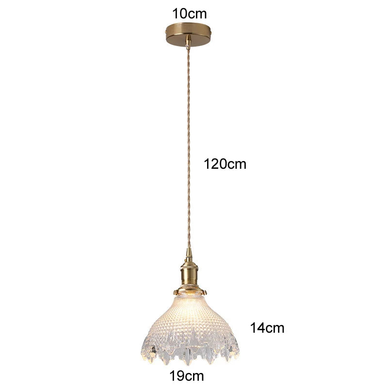 Floral Glass Pendant Light for Modern Dining Rooms and Cafes