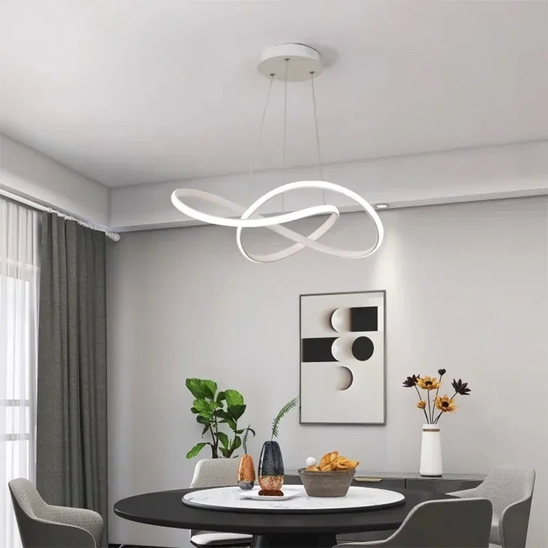Modern LED Pendant Light for Dining Rooms and Hotel Interiors