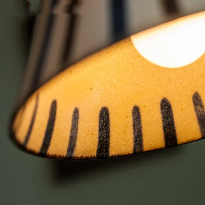 Modern Nordic Ceramic Pendant Light for Dining Rooms and Bedside Spaces