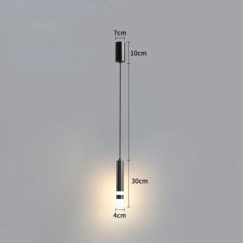 Modern LED Dual Spotlight Pendant for Bedside and Living Room