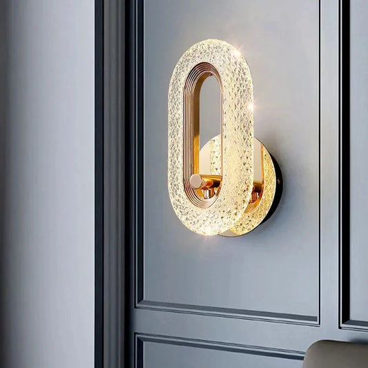 Modern Nordic LED Wall Sconce for Bedroom and Contemporary Interiors