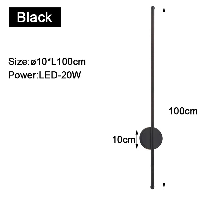 Modern LED Wall Sconce in Gold and Black for Sophisticated Hallways