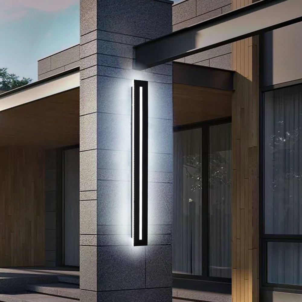 Modern LED Outdoor Wall Sconce for Garden and Exterior Home Lighting