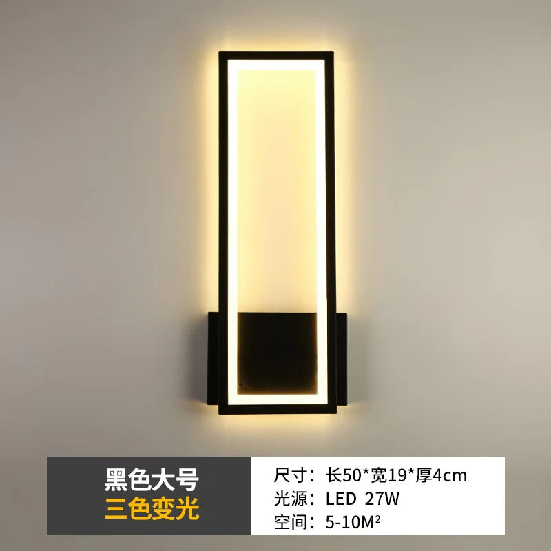 Modern LED Wall Sconce for Bedroom Bedside and Living Room Decor