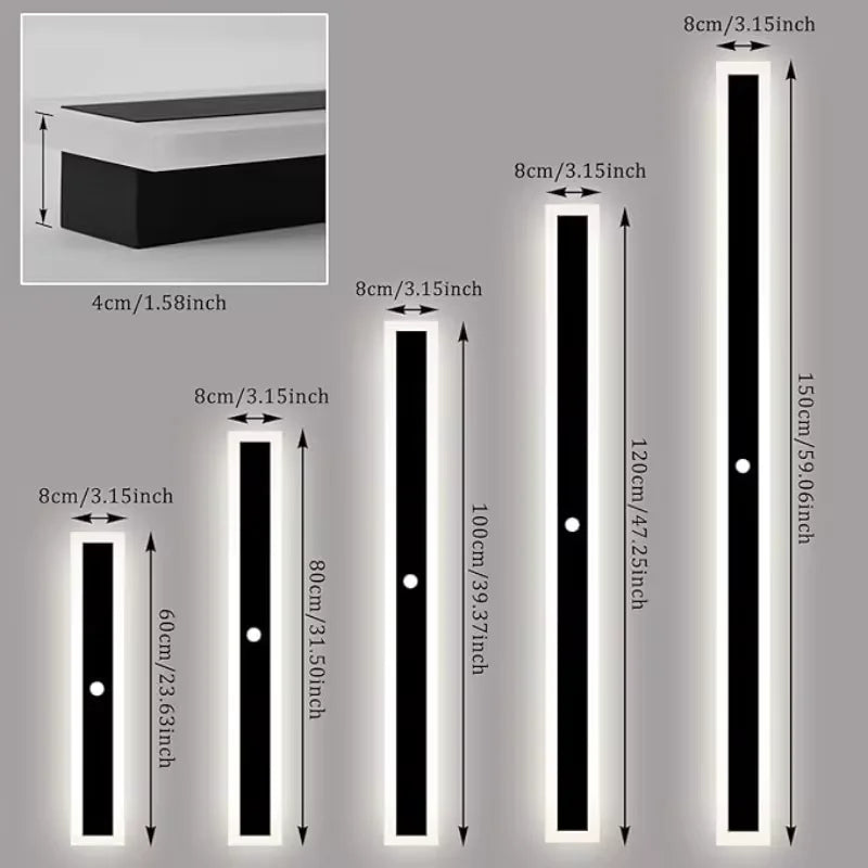 Smart RGB LED Wall Light for Outdoor Porch and Terrace Decor