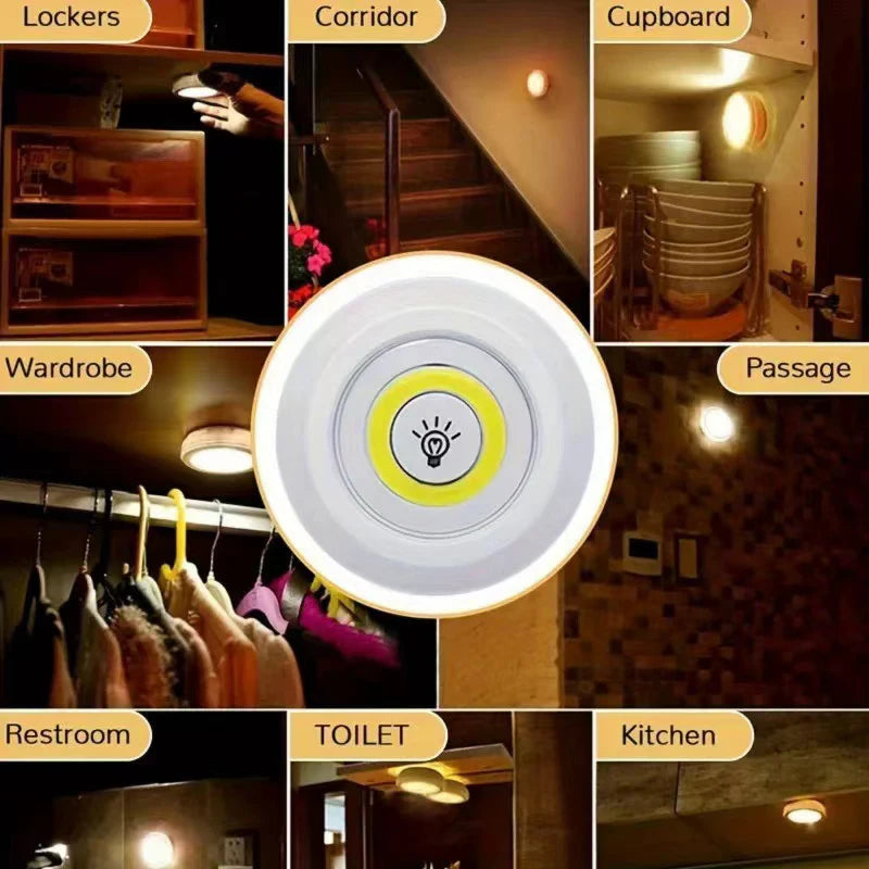 Dimmable LED Under Cabinet Light with Remote for Kitchens and Closets