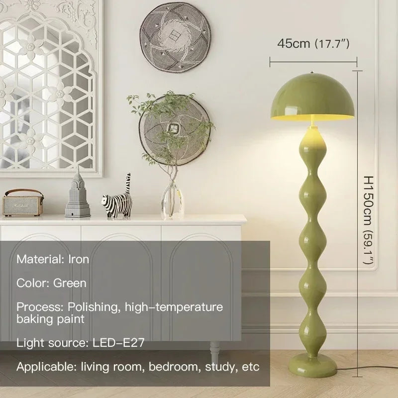 Modern Mushroom Floor Lamp for Nordic Living Room and Ambient Lighting