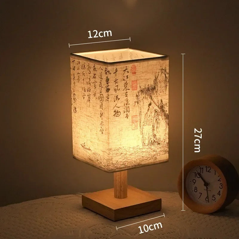 Modern Fabric Table Lamp for Bedroom and Hotel Bedside Ambiance