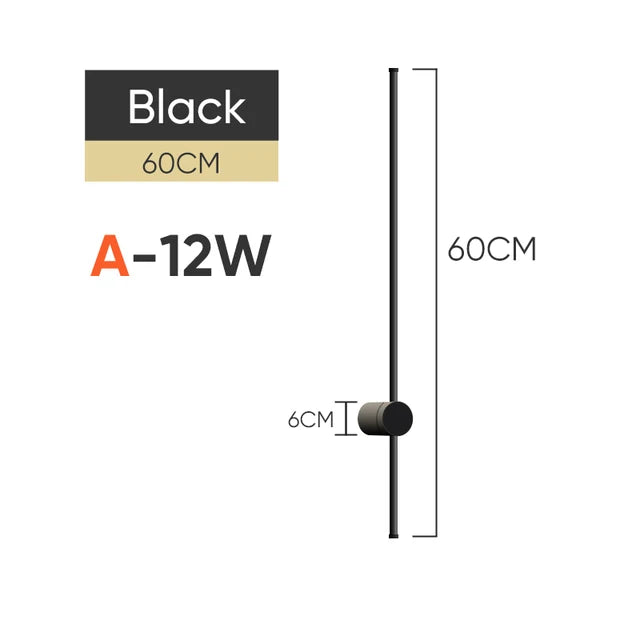 Modern Rotating LED Wall Light for Bedroom and Living Room Accents