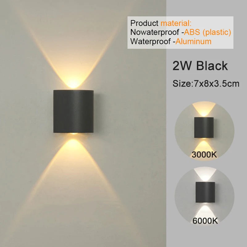 Modern LED Wall Sconce for Indoor and Outdoor Architectural Lighting