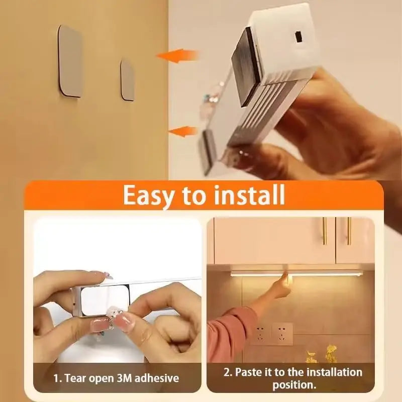 Wireless Motion Sensor LED Light for Modern Kitchens and Closets