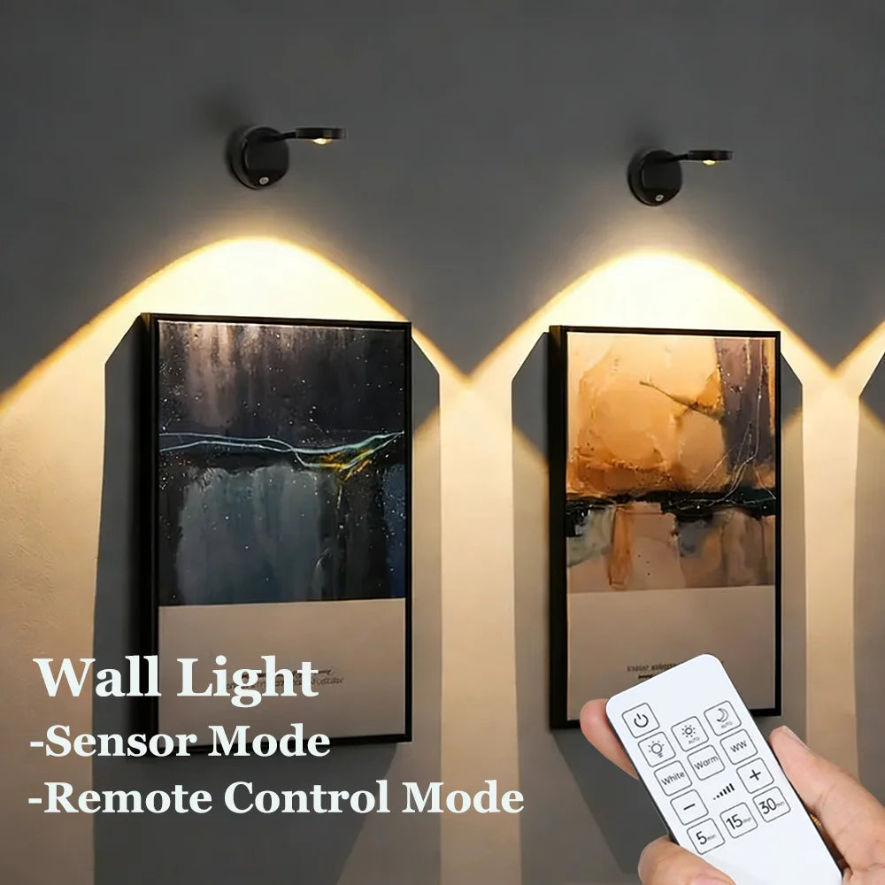 Dimmable Motion Sensor LED Art Spotlight for Gallery and Wall Lighting
