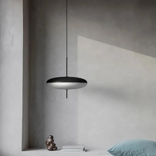 Modern Nordic Saucer Pendant Light for Minimalist Living Rooms and Cafes